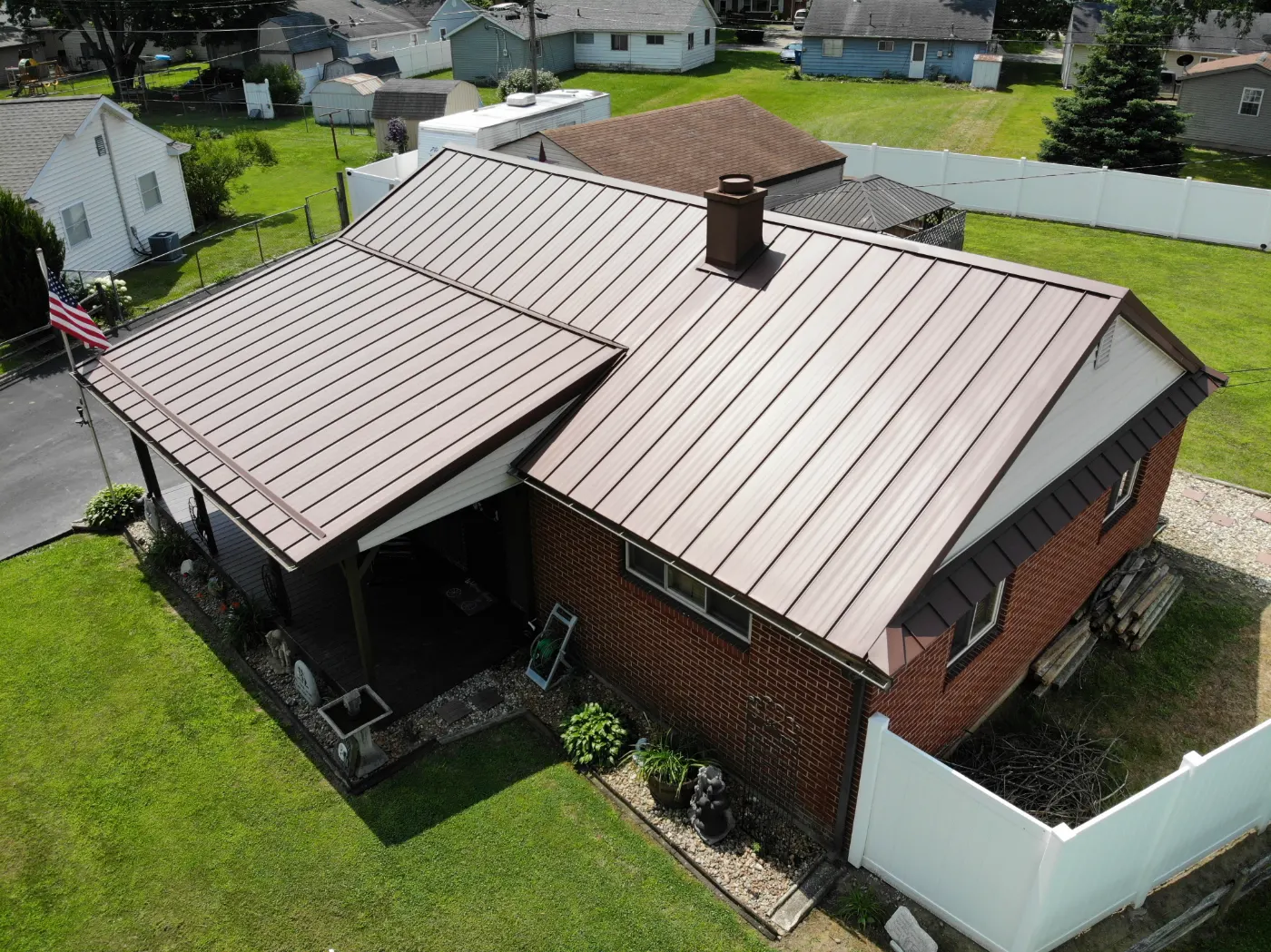 Commercial roof inspection documented in Gaston